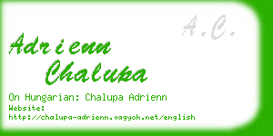 adrienn chalupa business card